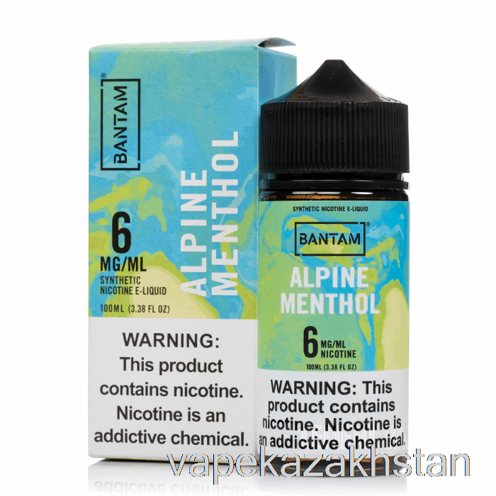 Vape Disposable Alpine Menthol - Bantam Vape - 100mL 6mg